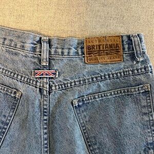 Denim Frayed Hem Women's Shorts